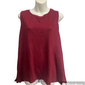 Athletic Works Tank Top.  Size XL.  Dark Red